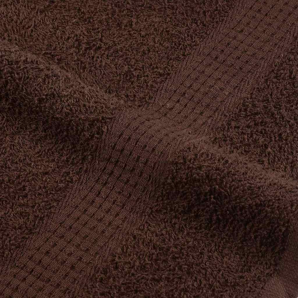 brusehåndklæder FROGN 4 stk. brun 70x140 cm 360 gsm