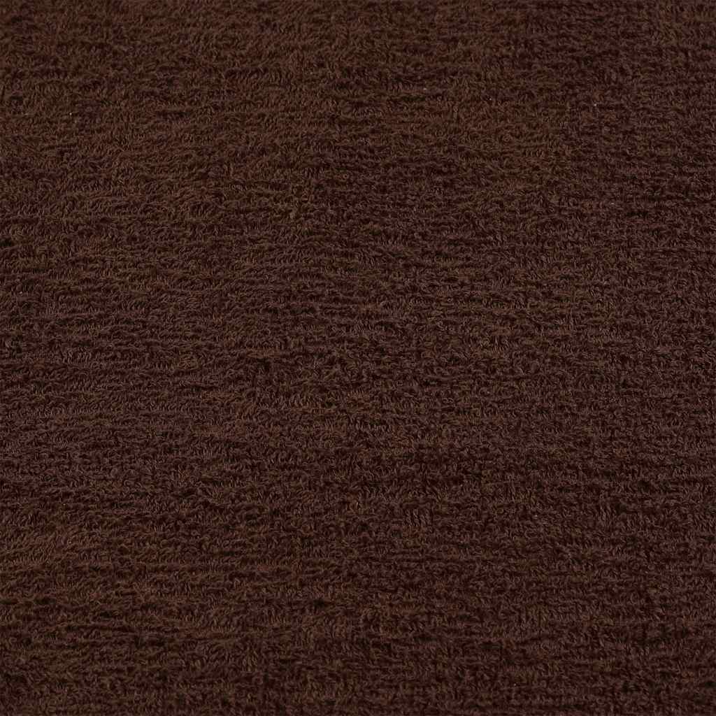 badehåndklæder FROGN 10 stk. brun 100x150 cm 360 gsm