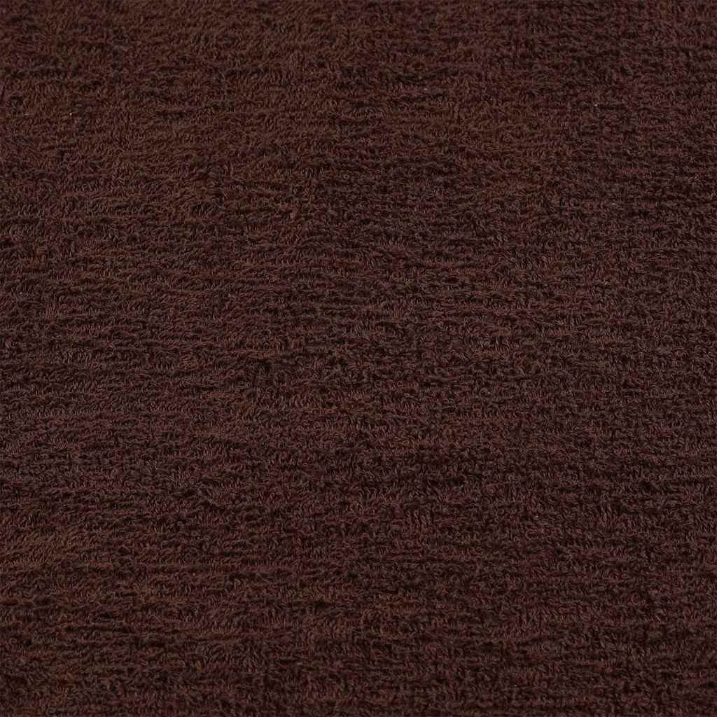 saunahåndklæder FROGN 10 stk. brun 80x200 cm 360 gsm