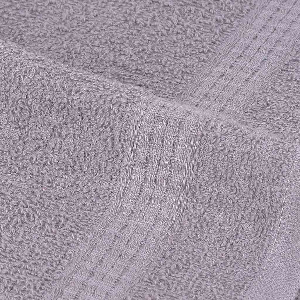 gæstehåndklæder FROGN 10 stk. grå 30x50 cm 360 gsm