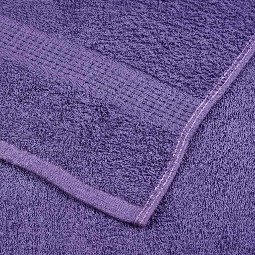 brusehåndklæder FROGN 10 stk. lilla 70x140 cm 360 gsm