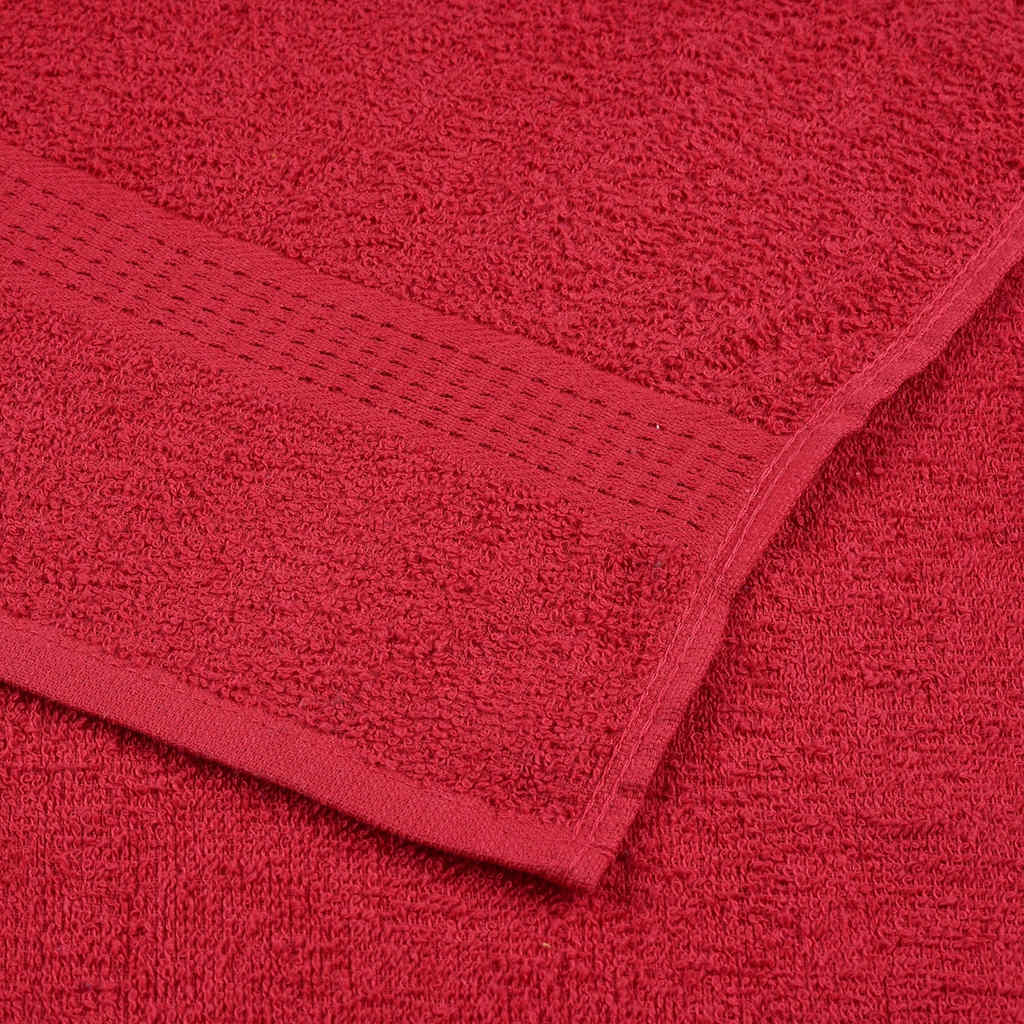 gæstehåndklæder FROGN 2 stk. rød 30x50 cm 360 gsm