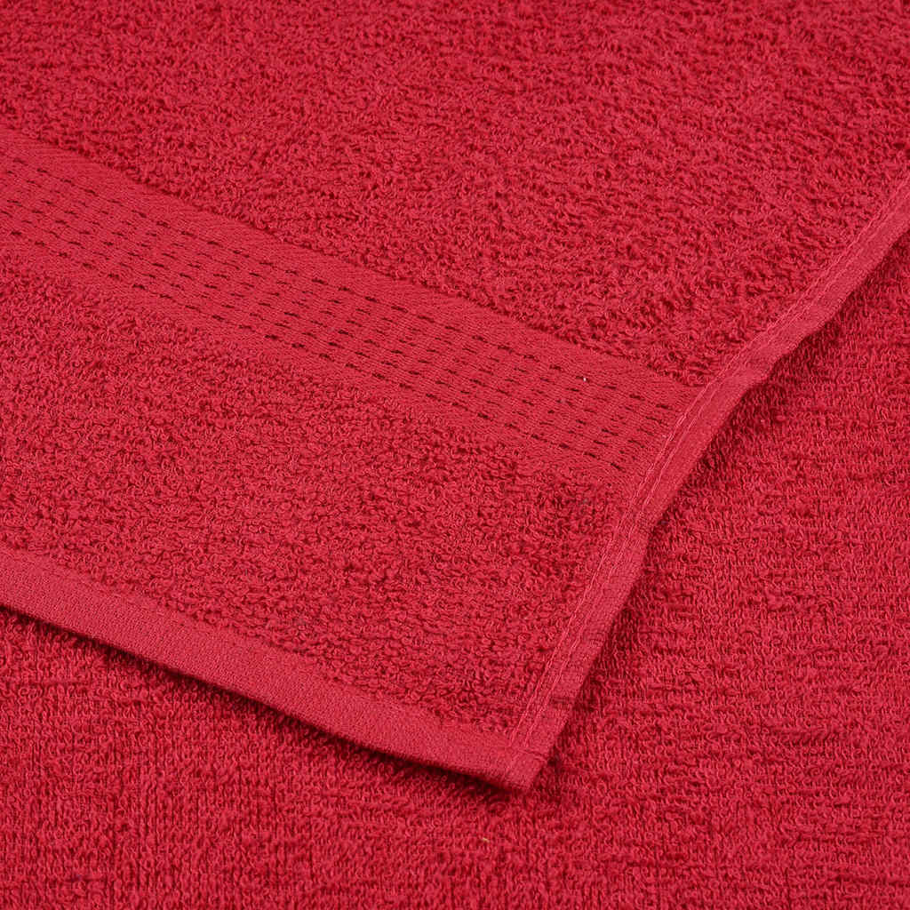 brusehåndklæder FROGN 2 stk. rød 70x140 cm 360 gsm