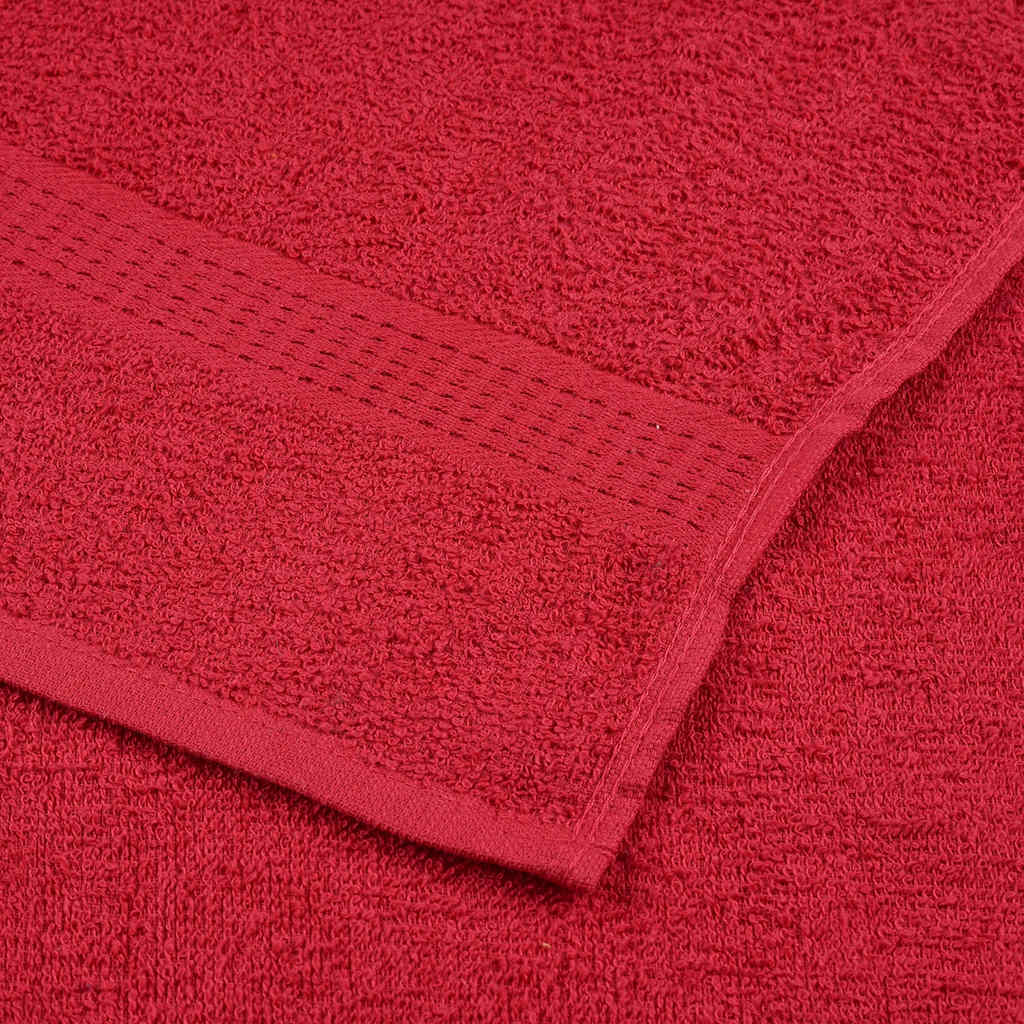 saunahåndklæder FROGN 4 stk. rød 80x200 cm 360 gsm