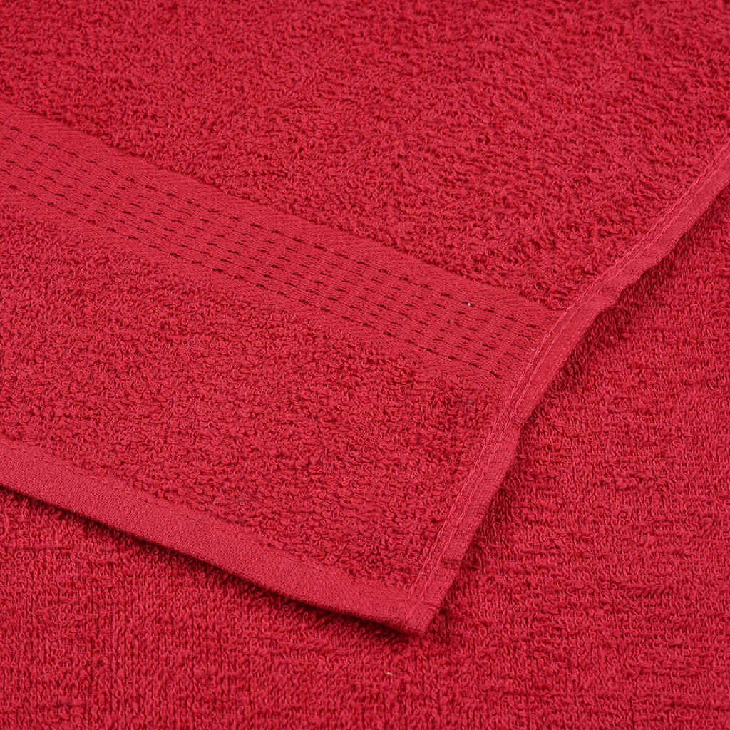 håndklæder FROGN 4 stk. rød 100x200 cm 360 gsm