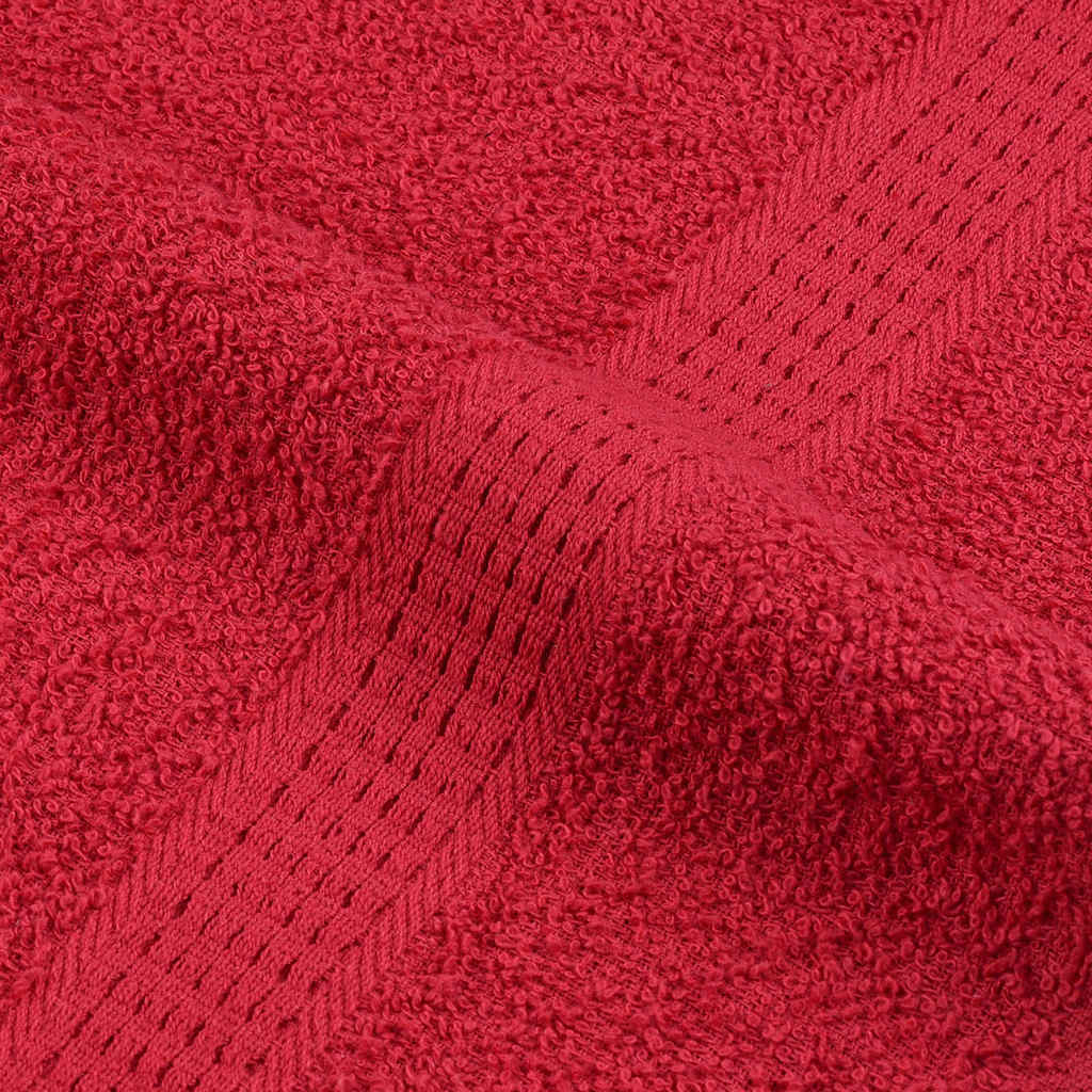 håndklæder FROGN 10 stk. rød 100x200 cm 360 gsm