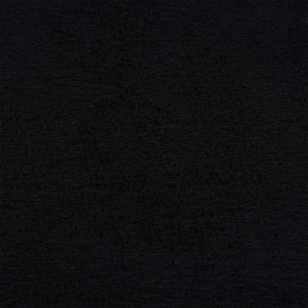 badehåndklæder FROGN 2 stk. sort 100x150 cm 360 gsm