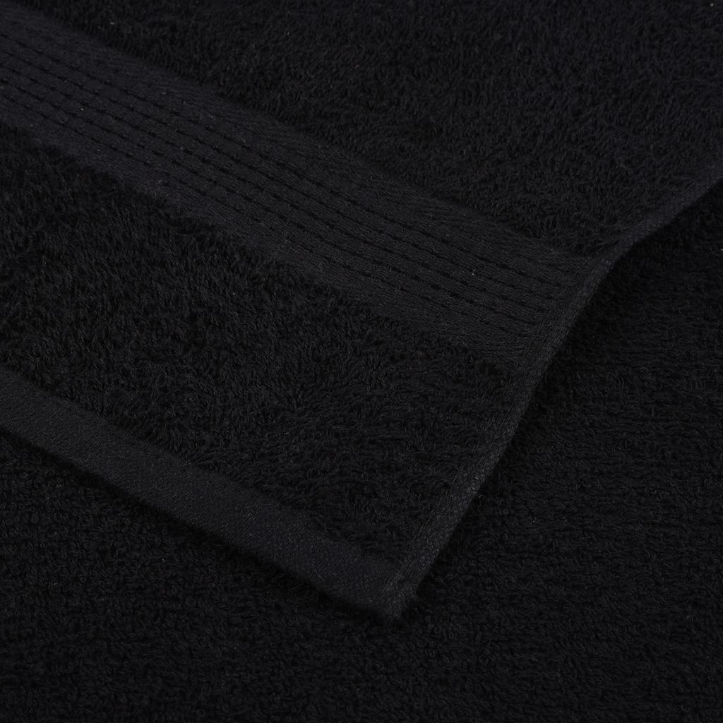 badehåndklæder FROGN 2 stk. sort 100x150 cm 360 gsm
