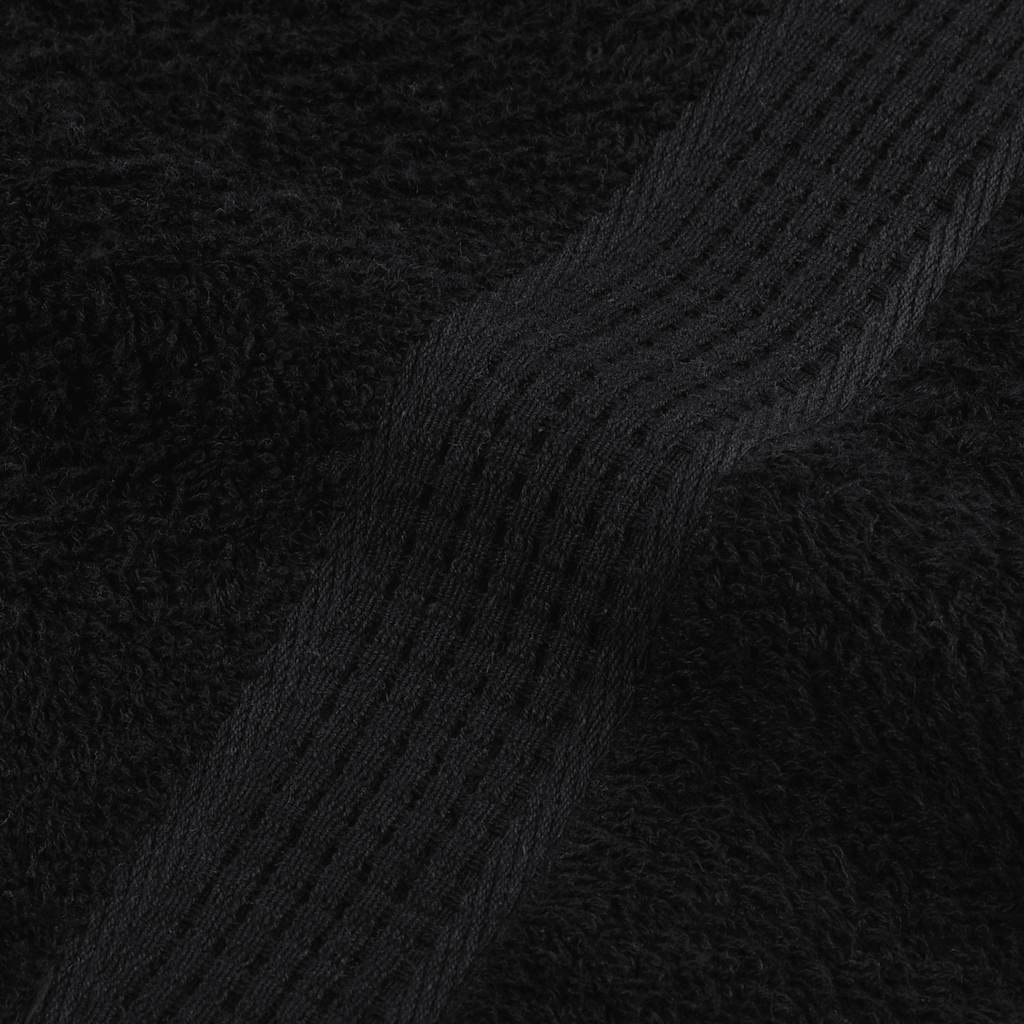 håndklæder FROGN 4 stk. sort 100x200 cm 360 gsm