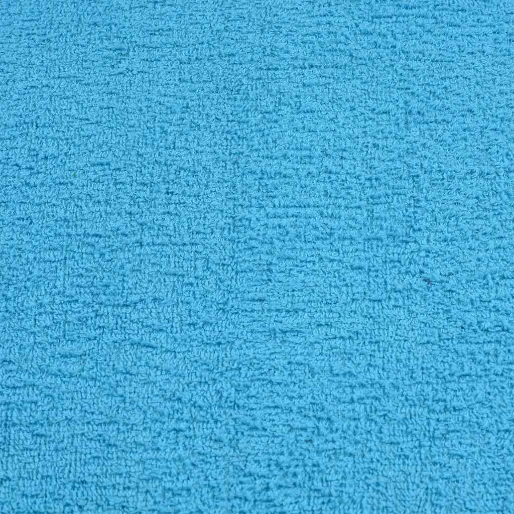 brusehåndklæder FROGN 10 stk. turkis 70x140 cm 360 gsm