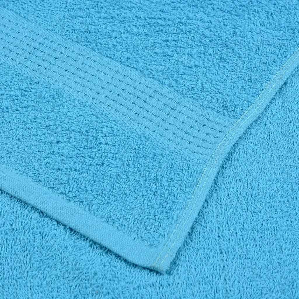 badehåndklæder FROGN 10 stk. turkis 100x150 cm 360 gsm