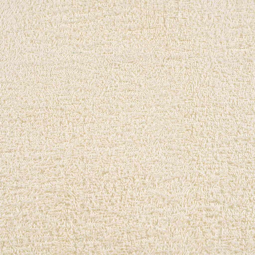 gæstehåndklæder FROGN 10 stk. cremefarvet 30x50 cm 360 gsm