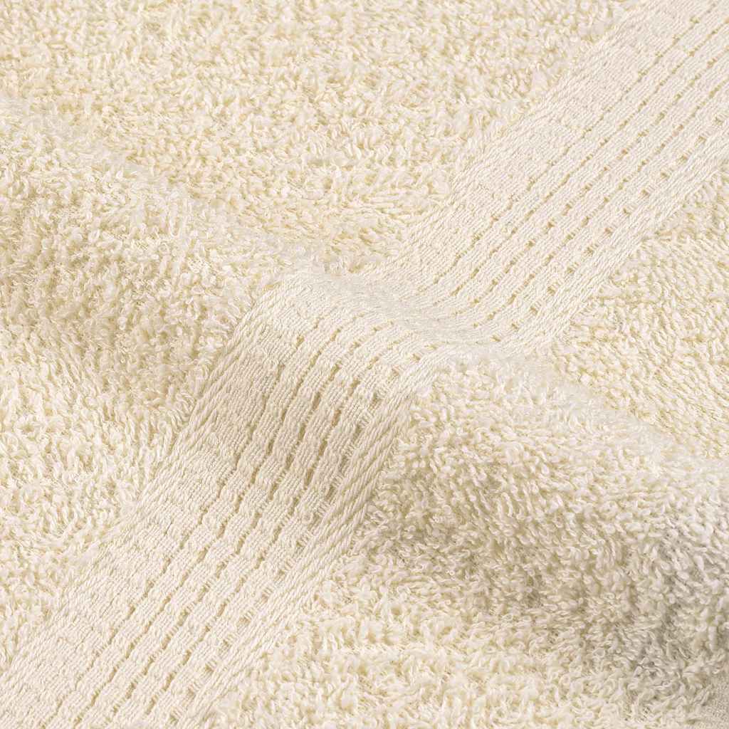 brusehåndklæder FROGN 10 stk. cremefarvet 70x140 cm 360 gsm