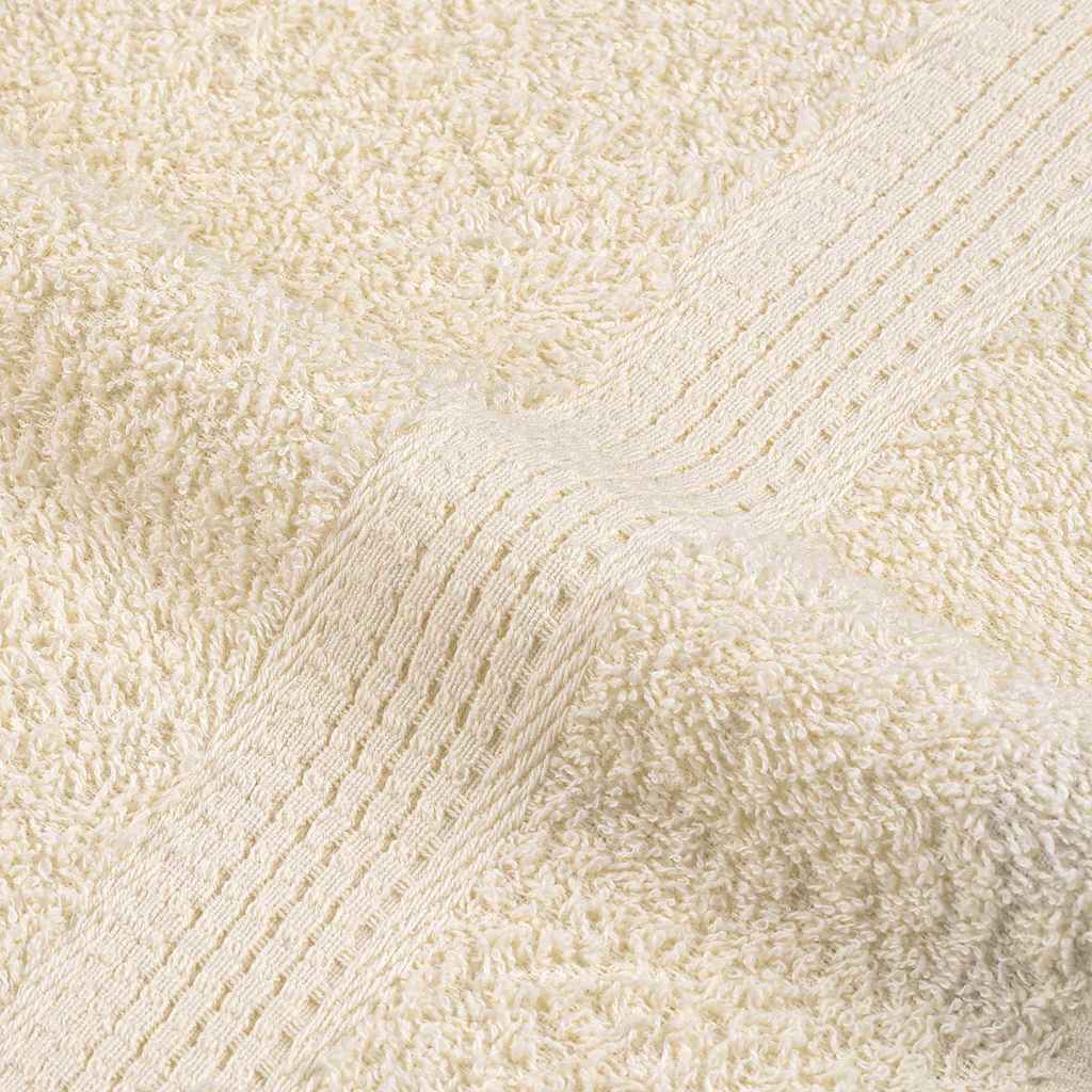 badehåndklæder FROGN 2 stk. cremefarvet 100x150 cm 360 g/m²