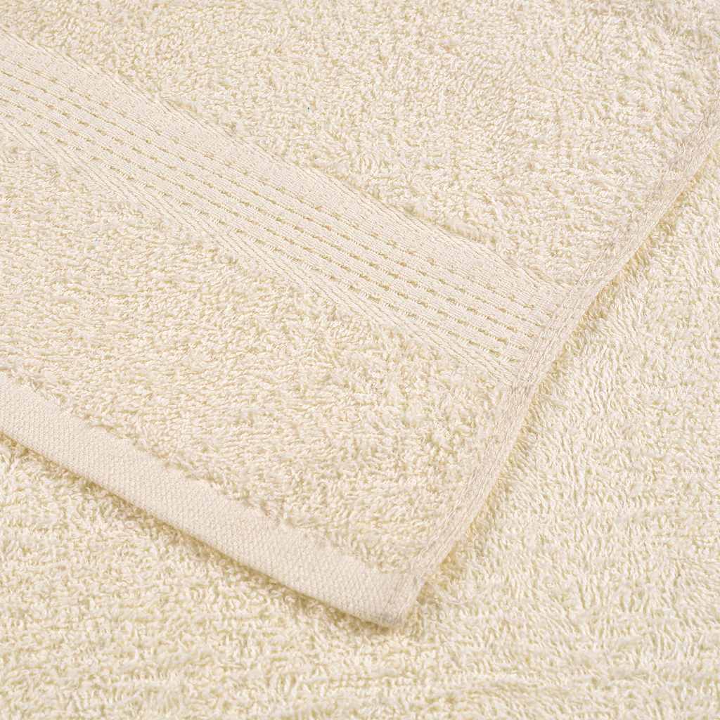 badehåndklæder FROGN 4 stk. cremefarvet 100x150 cm 360 g/m²