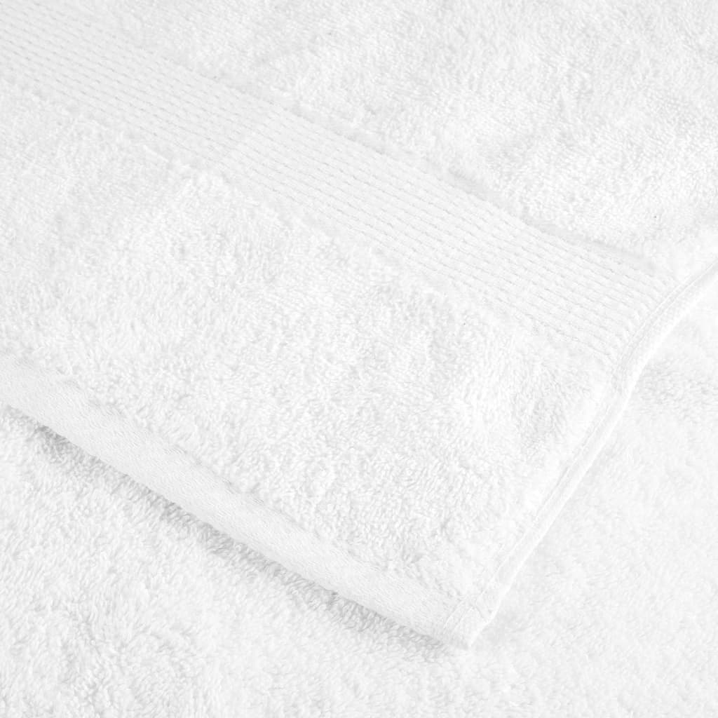 Premium håndklæder SOLUND 10 stk. hvid 50x100 cm 600 gsm