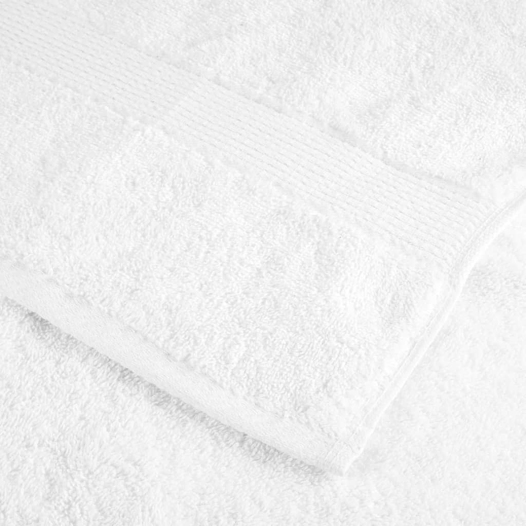 Premium badehåndklæder SOLUND 25 stk. hvid 100x150 cm 600 gsm