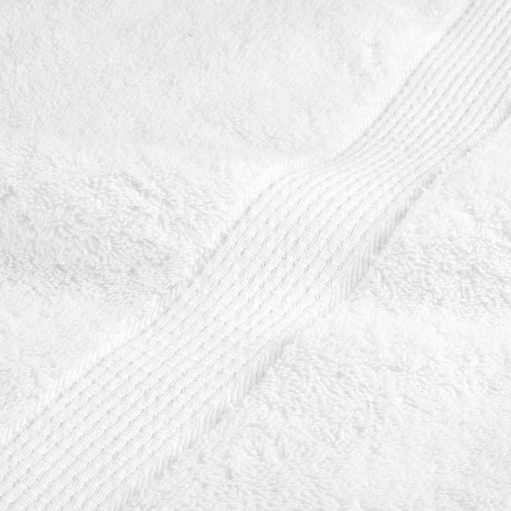 Premium badehåndklæder SOLUND 25 stk. hvid 100x150 cm 600 gsm