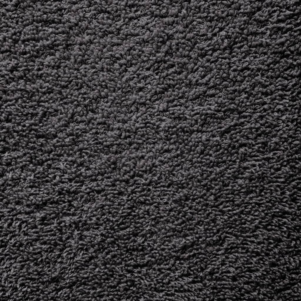 Premium håndklæder SOLUND 4 stk. antracit 50x100 cm 600 gsm