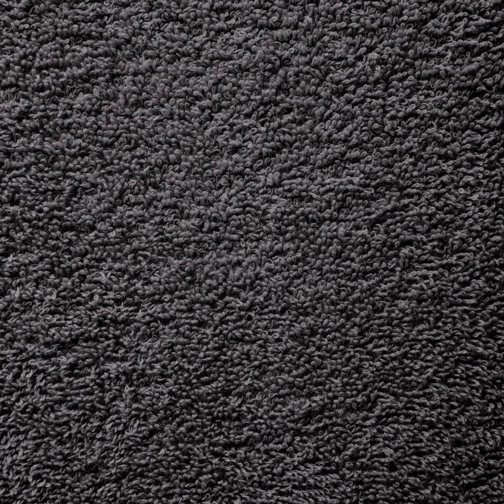 Premium badehåndklæder SOLUND 25 stk. antracit 70x140 cm 600 gsm