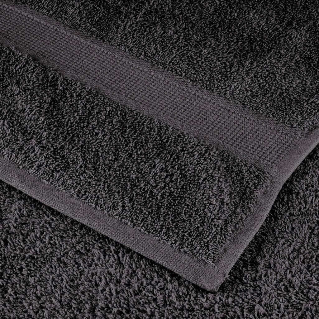 Premium badehåndklæder SOLUND 2 stk. antracit 100x150 cm 600 gsm