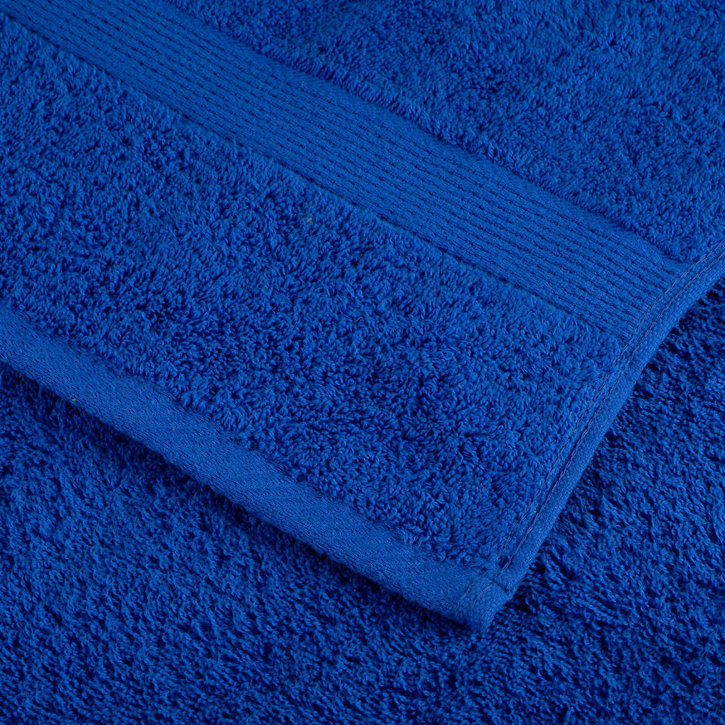 Premium saunahåndklæder SOLUND 10 stk. blå 80x200 cm 600 gsm