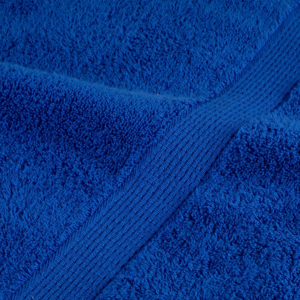 Premium håndklæder SOLUND 10 stk. blå 100x200 cm 600 gsm