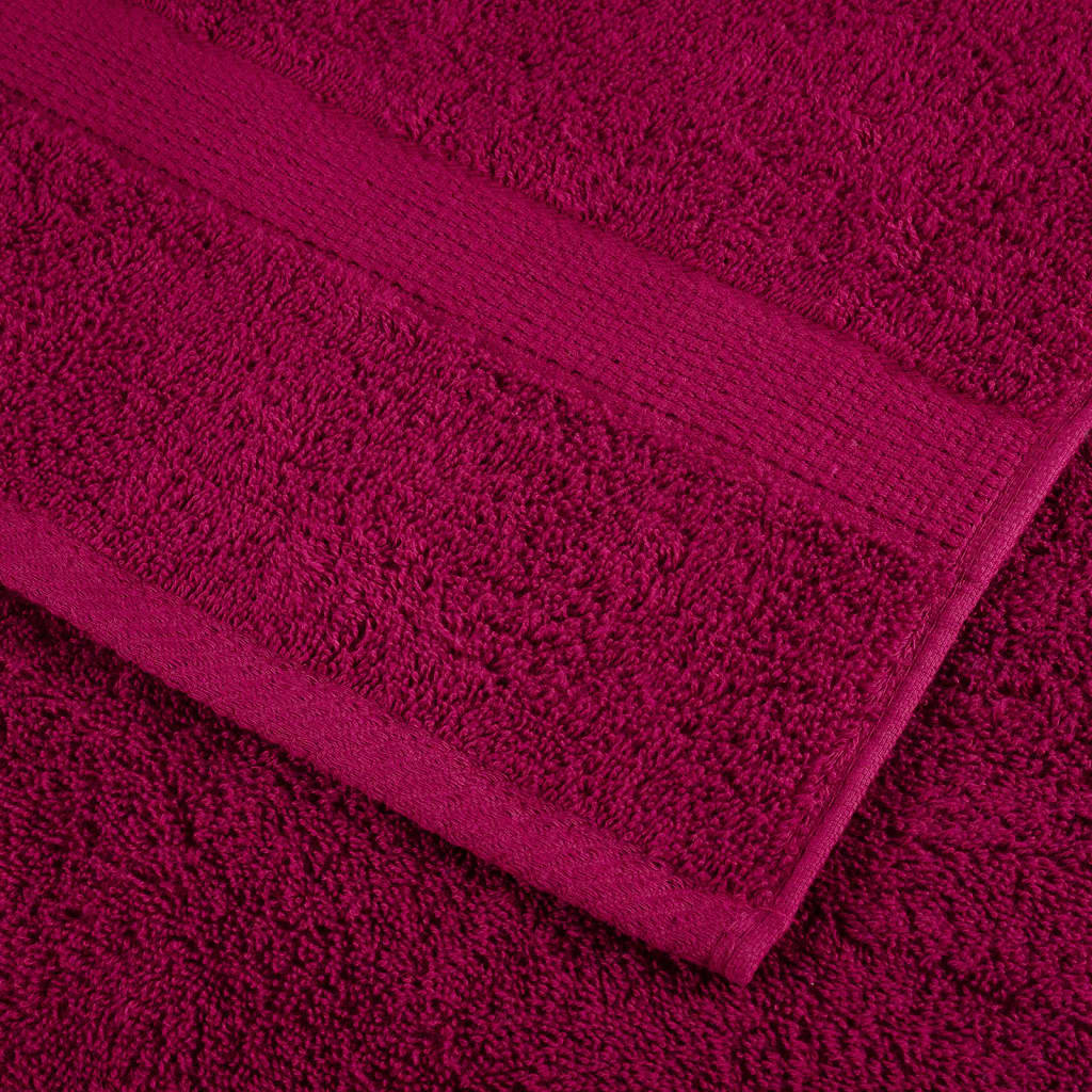 Premium vaskehåndklæder SOLUND 4 stk. bordeaux 30x30 cm 600 gsm