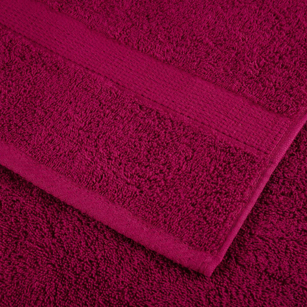 Premium gæstehåndklæder SOLUND 2 stk. bordeaux 30x50 cm 600 gsm