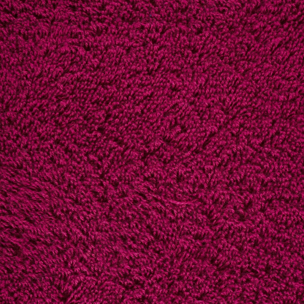 Premium håndklæder SOLUND 2 stk. bordeaux 50x100 cm 600 gsm