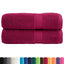 Premium badehåndklæder SOLUND 2 stk bordeaux 70x140 cm 600 gsm