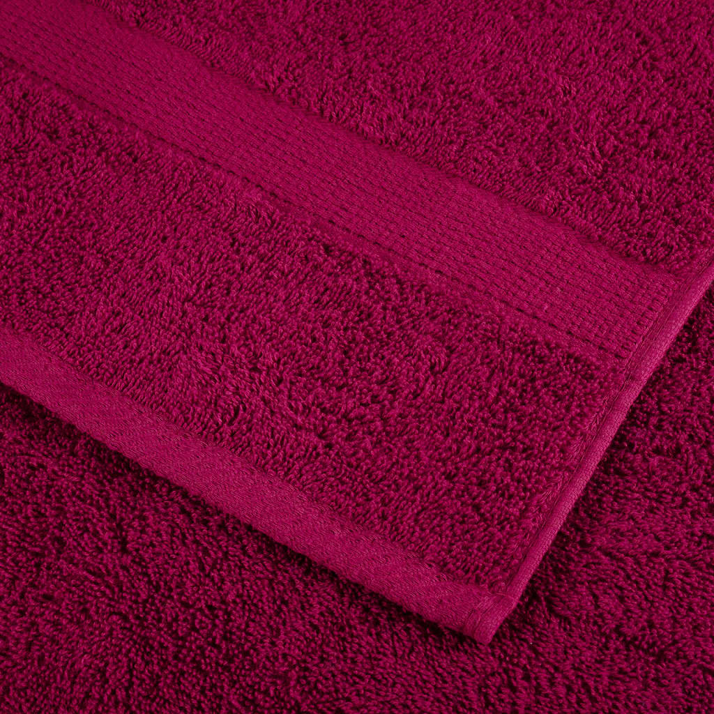 Premium badehåndklæder SOLUND 2 stk bordeaux 70x140 cm 600 gsm