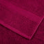 Premium badehåndklæder SOLUND 2 stk. bordeaux 100x150 cm 600 gsm
