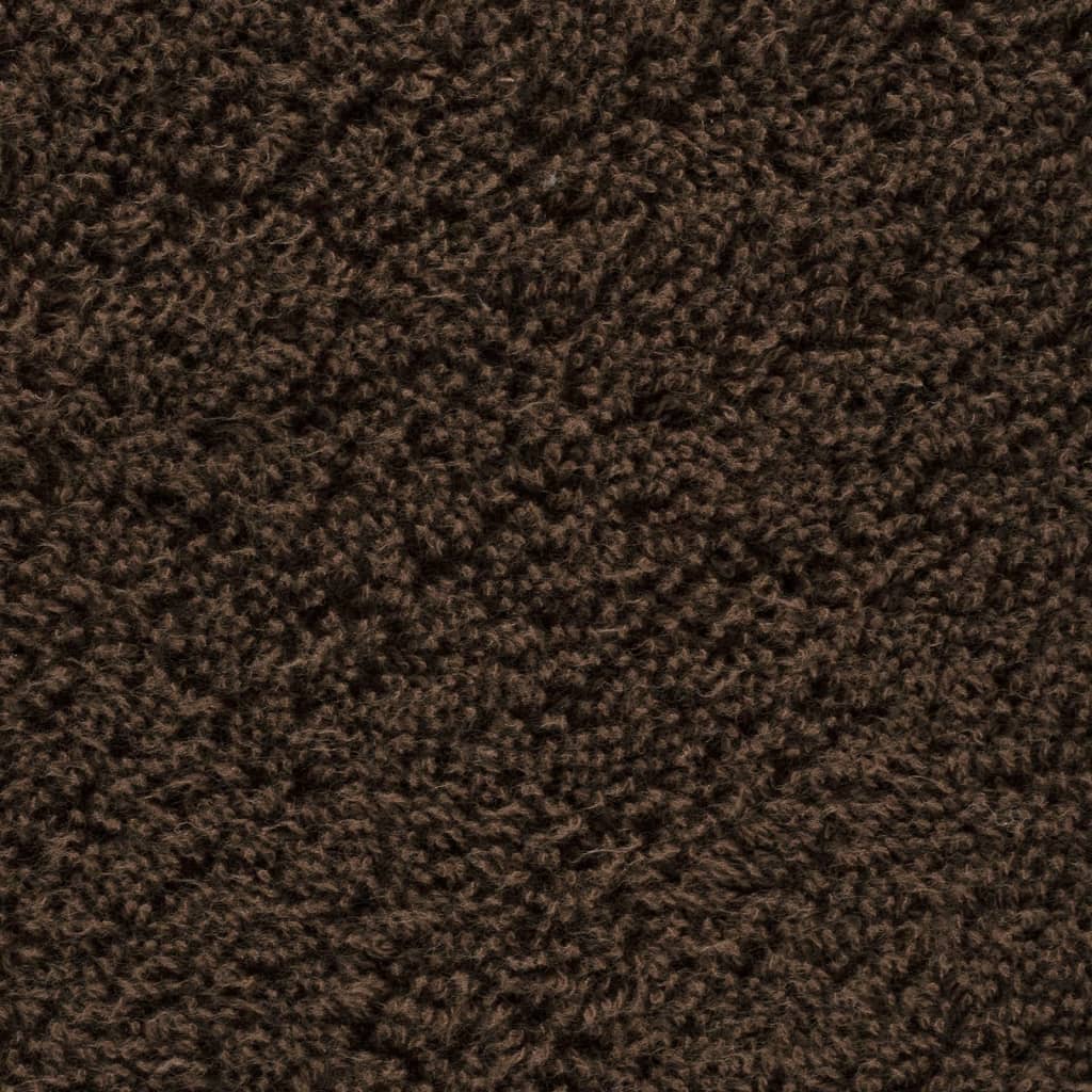 Premium saunahåndklæder SOLUND 10 stk. brun 80x200 cm 600 gsm