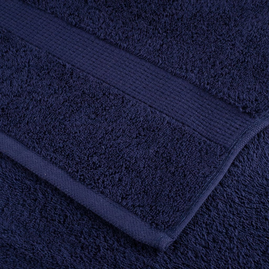Premium vaskehåndklæder SOLUND 2 stk. marineblå 30x30 cm 600 gsm