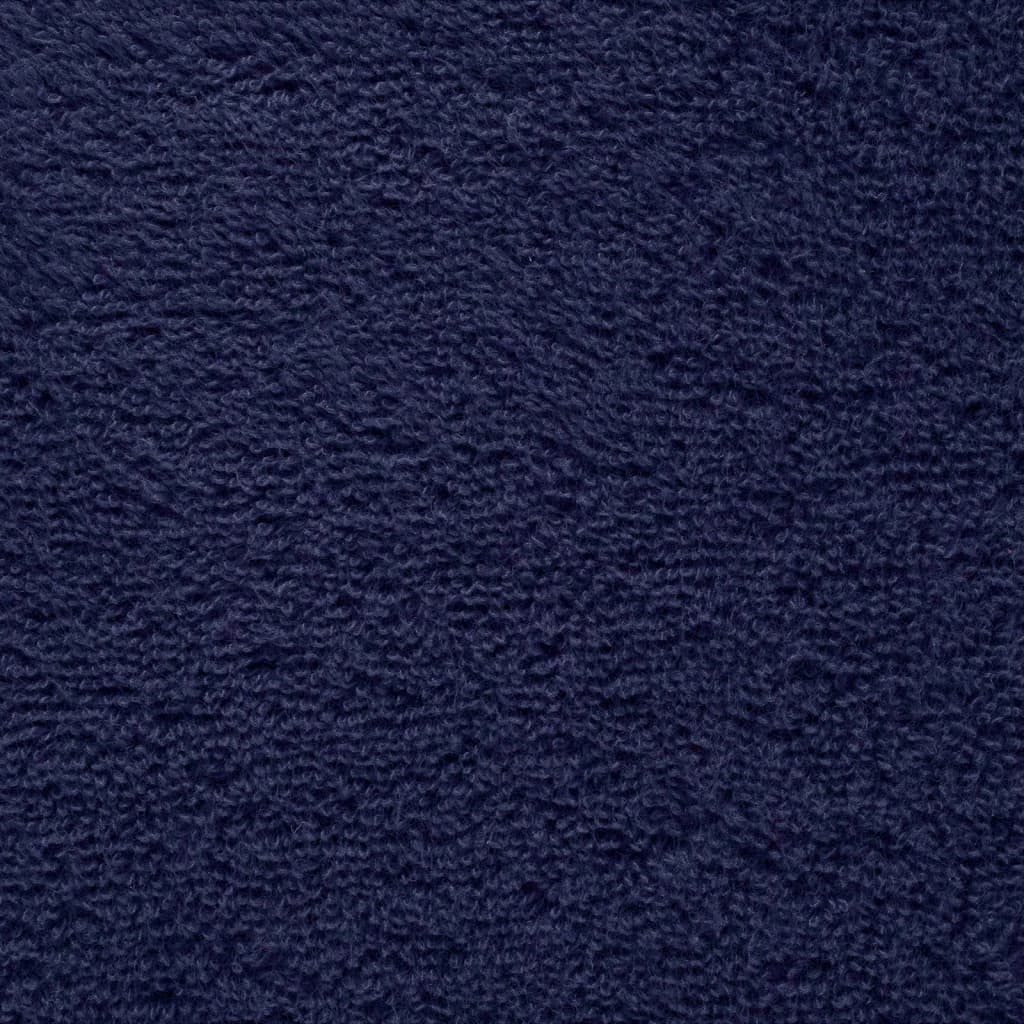 Premium gæstehåndklæder SOLUND 2 stk. marineblå 30x50 cm 600 gsm