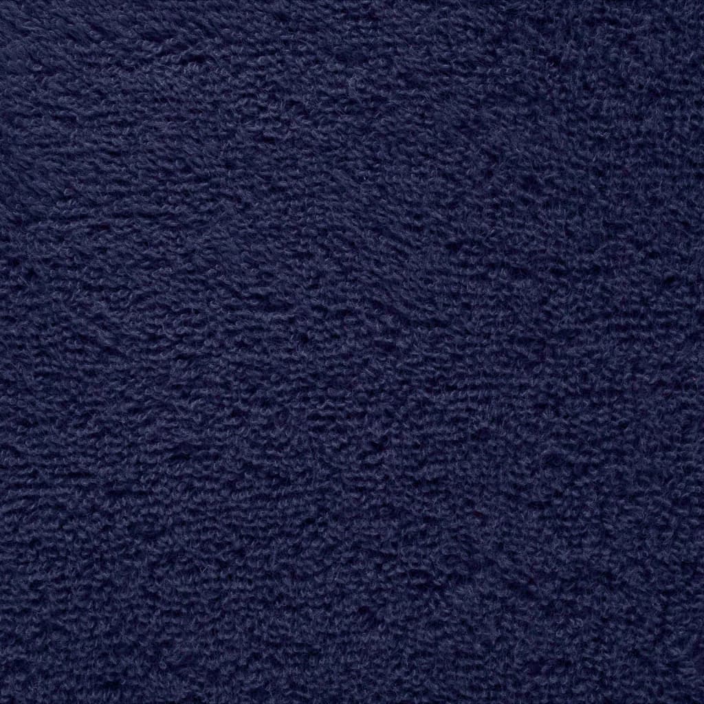 Premium håndklæder SOLUND 10 stk. marineblå 50x100 cm 600 gsm
