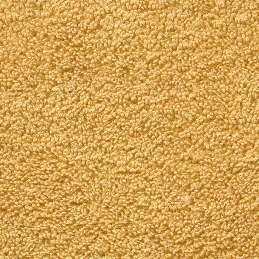 Premium vaskehåndklæder SOLUND 10 stk. guld 30x30 cm 600 gsm