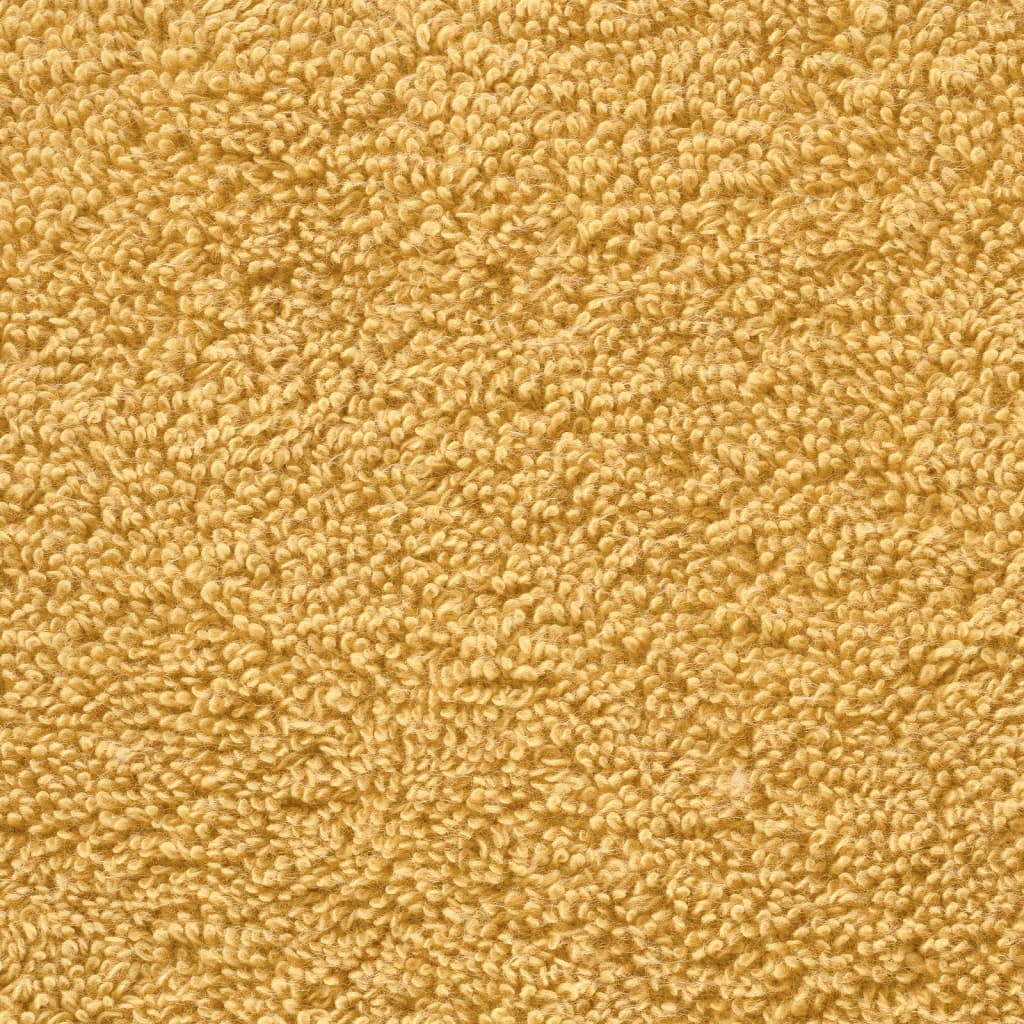 Premium håndklæder SOLUND 10 stk. guld 100x200 cm 600 gsm