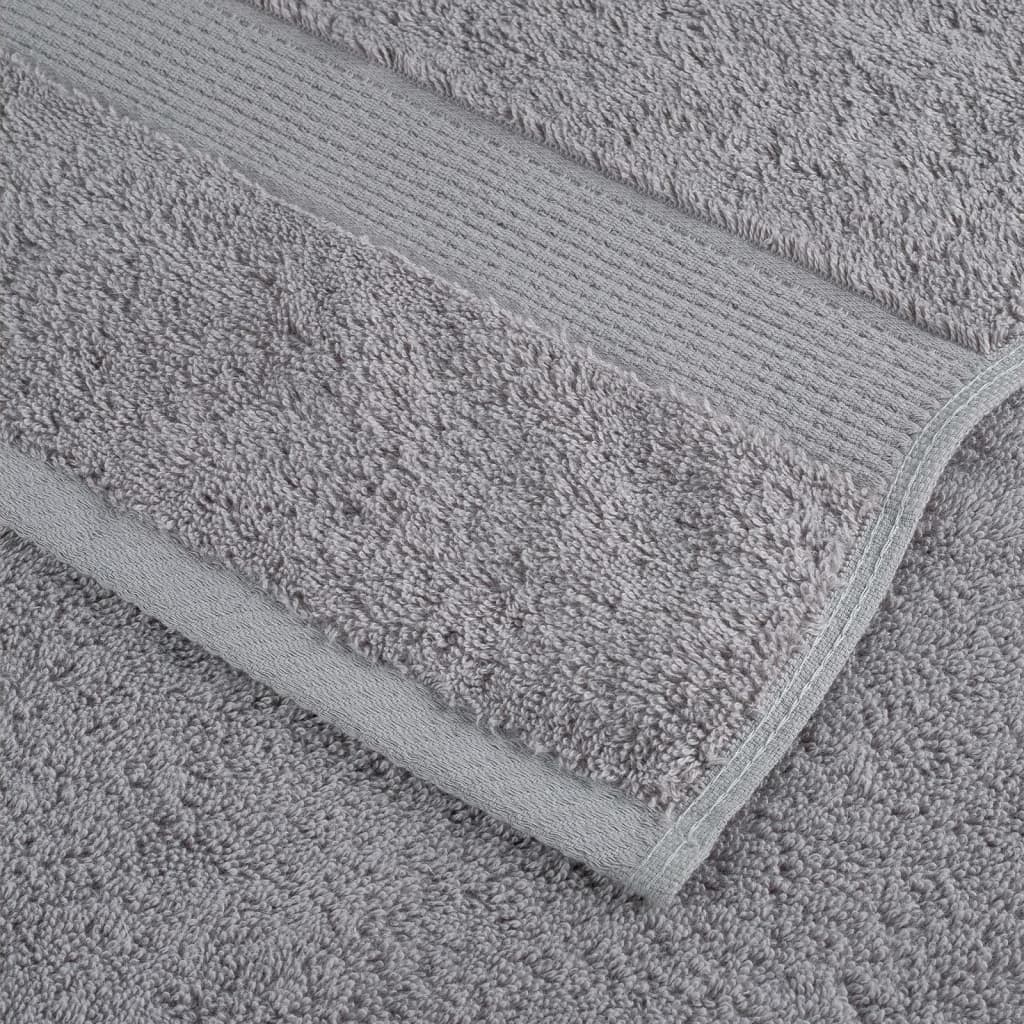 Premium vaskehåndklæder SOLUND 2 stk. grå 30x30 cm 600 gsm