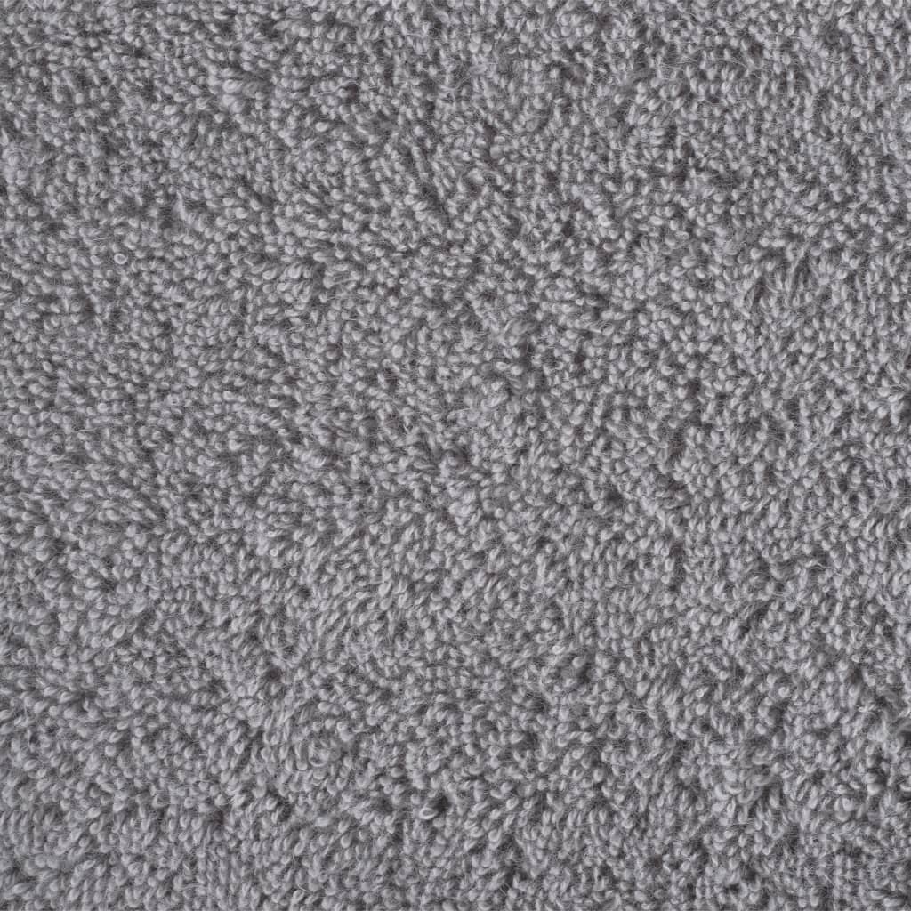 Premium håndklæder SOLUND 4 stk. grå 50x100 cm 600 gsm