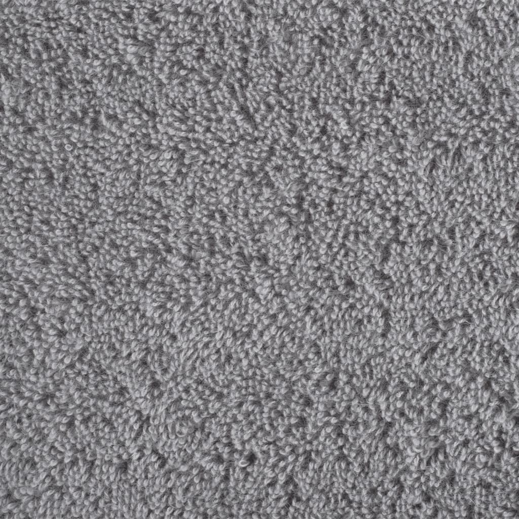 Premium badehåndklæder SOLUND 4 stk. grå 70x140 cm 600 gsm