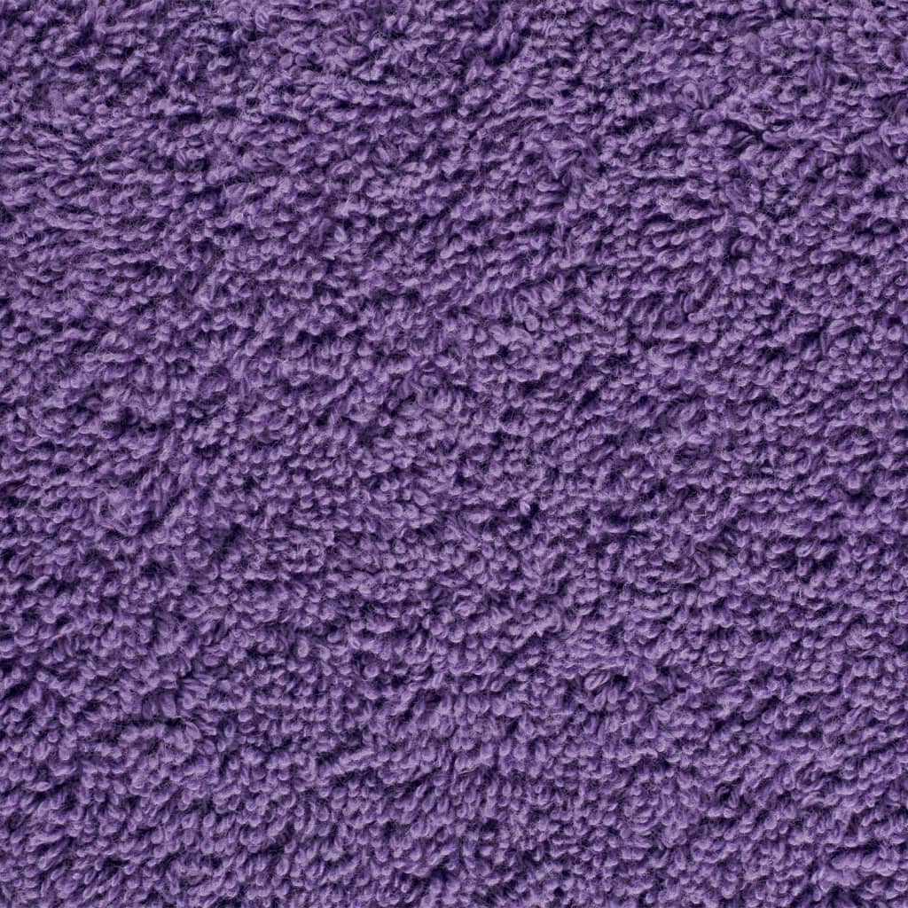 Premium vaskehåndklæder SOLUND 10 stk. lilla 30x30 cm 600 gsm