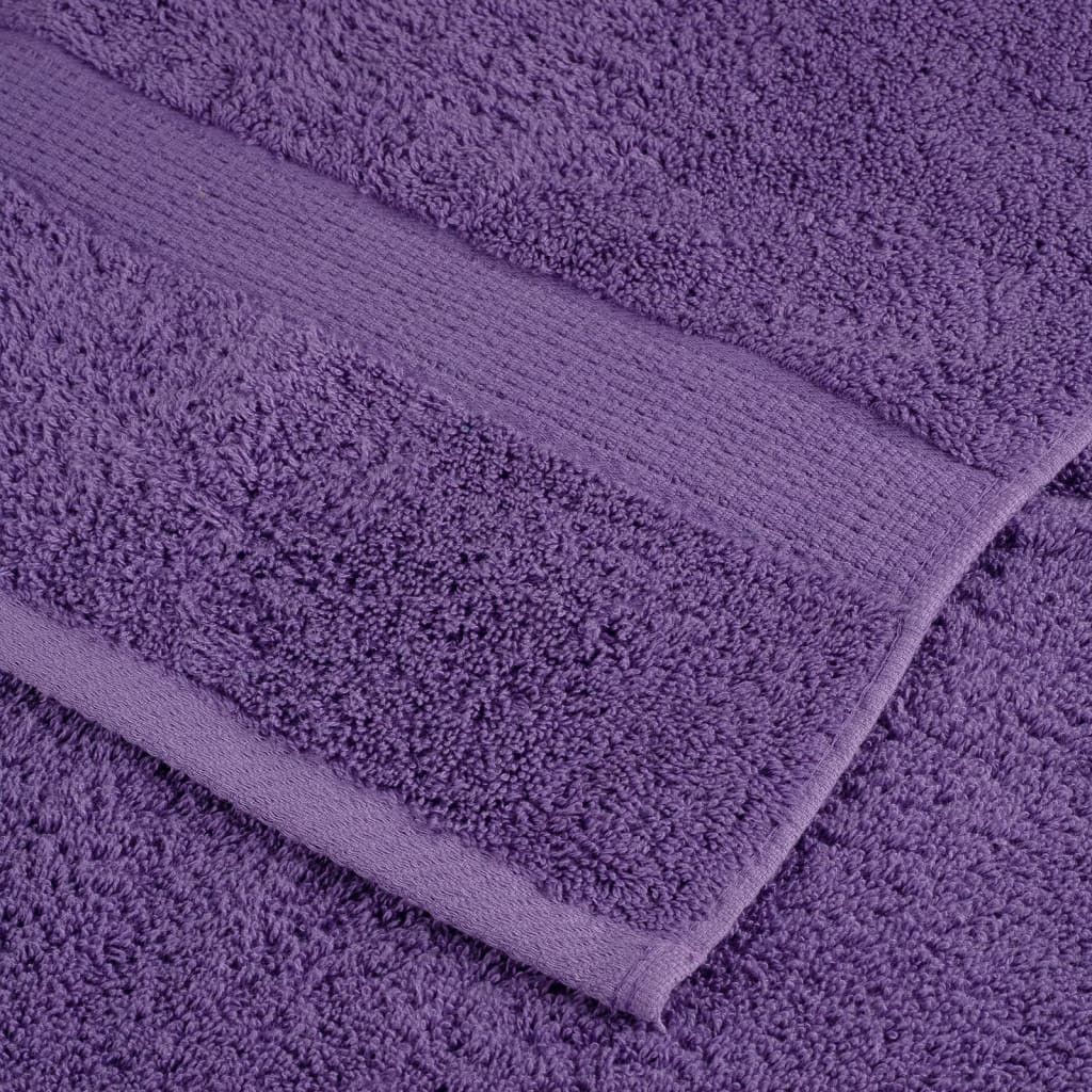håndklæder SOLUND 4 stk. Premium 50x100 cm 600 g/m2 lilla