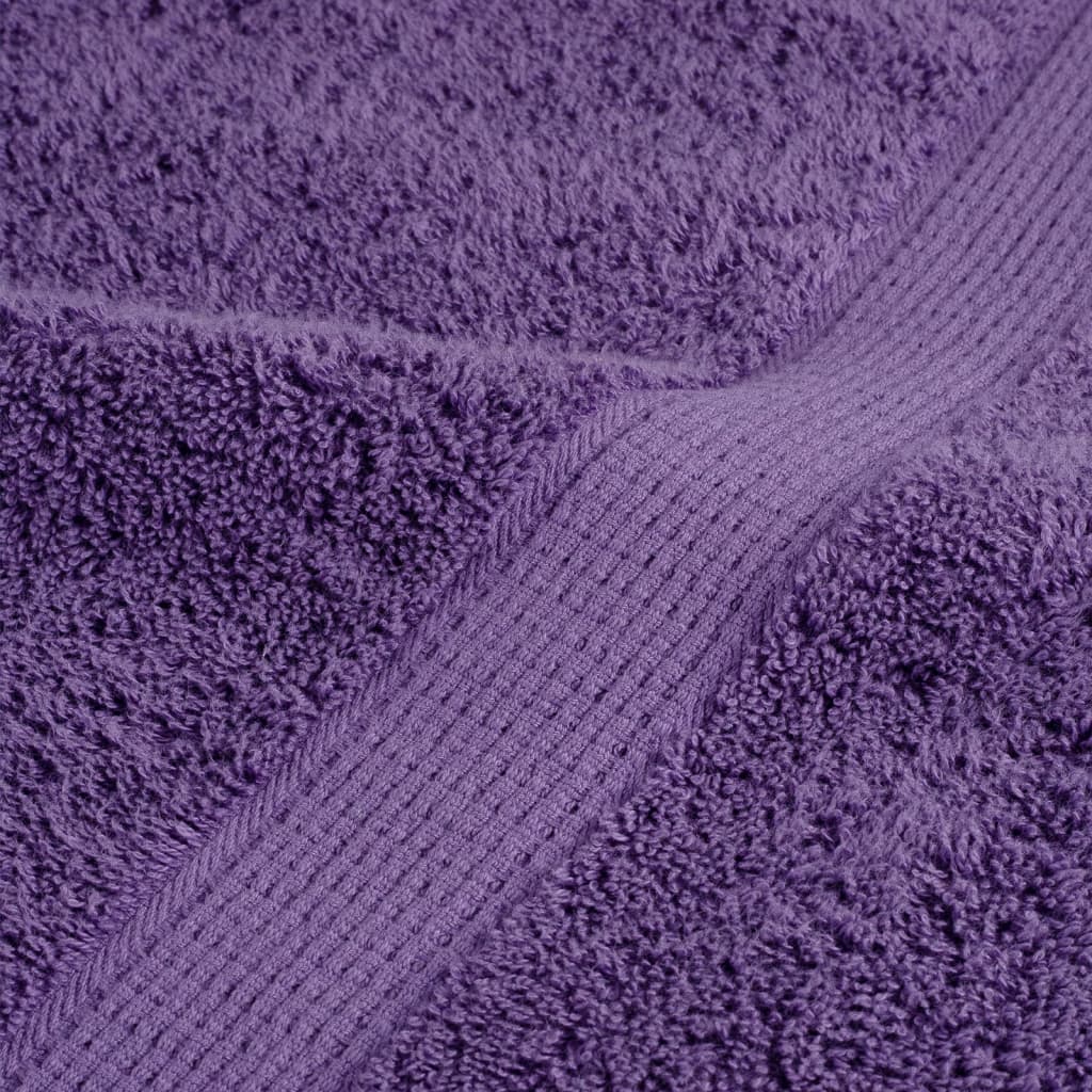 håndklæder SOLUND 2 stk. Premium 70x140 cm 600 g/m2 lilla