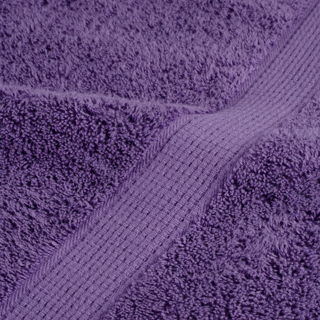 Premium badehåndklæder SOLUND 4 stk. lilla 100x150 cm 600 gsm