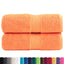 Premium vaskehåndklæder SOLUND 2 stk. orange 30x30 cm 600 gsm