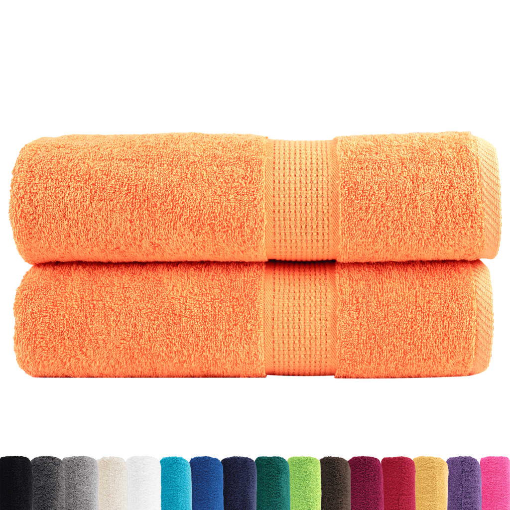håndklæder SOLUND 2 stk. Premium 70x140 cm 600 g/m2 orange