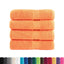 håndklæder SOLUND 4 stk. Premium 70x140 cm 600 g/m2 orange