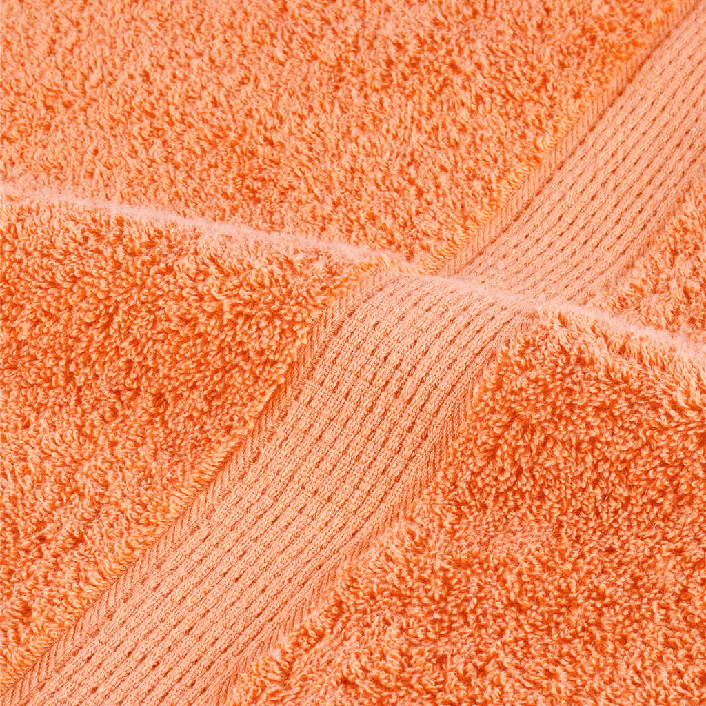 Premium badehåndklæder SOLUND 10 stk. orange 100x150 cm 600 gsm